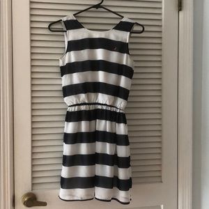 Nautica Navy/White Striped Girls Dress